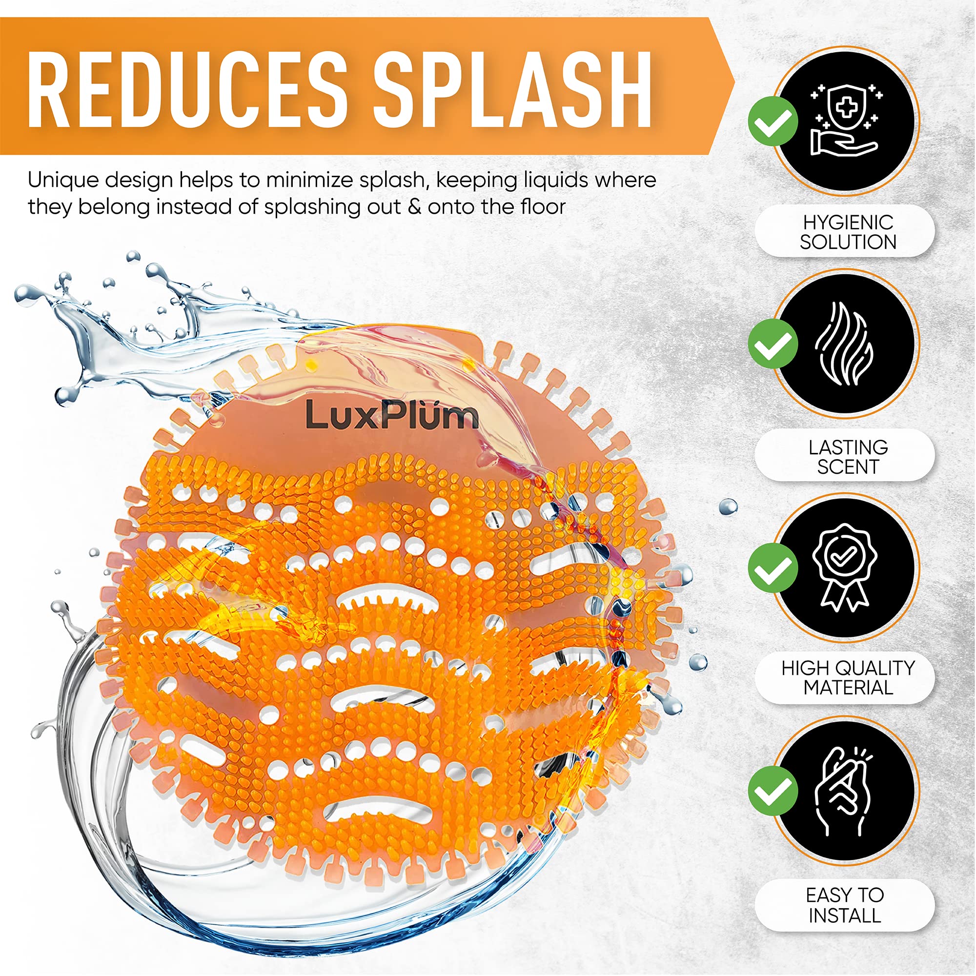 LuxPlum wet-dry urinal compatibility visual demonstrates versatile installation.