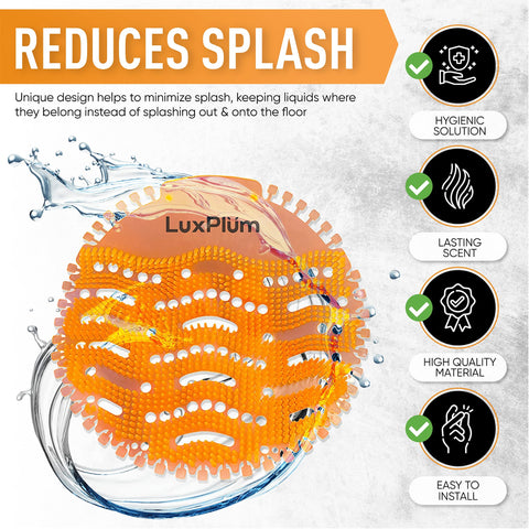 LuxPlum wet-dry urinal compatibility visual demonstrates versatile installation.