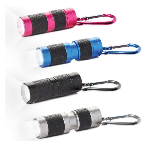 LUXPRO keychain flashlight with durable aluminum body for reliable daily carry.