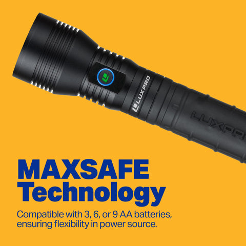 LUXPRO LP1305 aluminum body delivers rugged durability