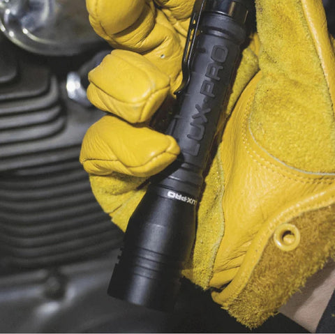Six-pack of batteries included with the LUXPRO LP290V3 flashlight