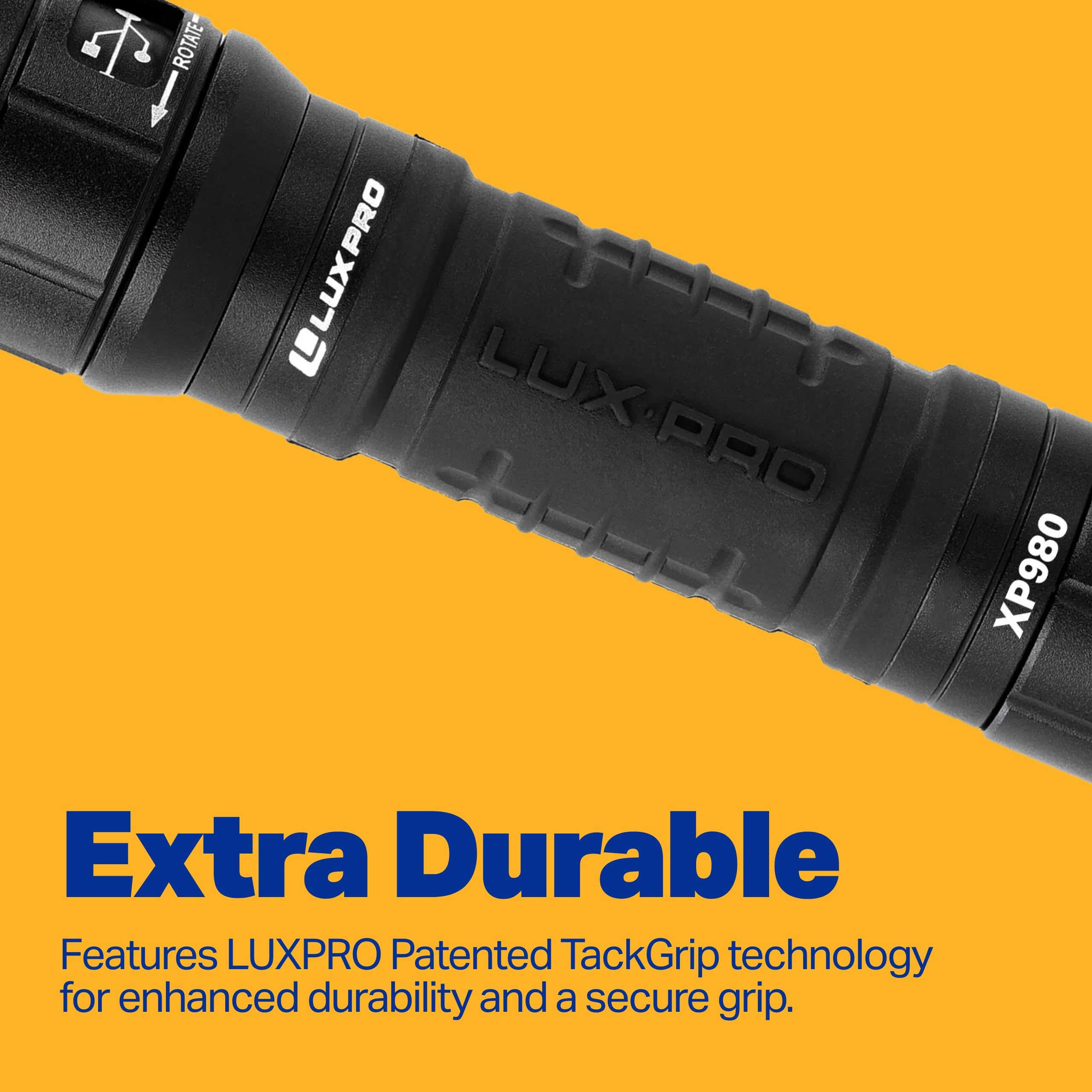 LUXPRO XP980 760-lumen output illuminates large areas clearly