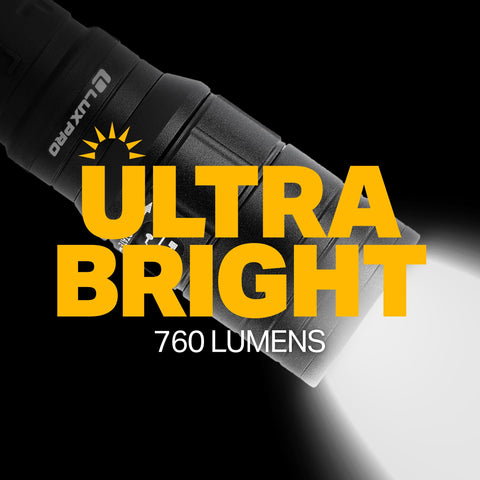 LUXPRO XP980 rechargeable via USB-C for convenient charging anywhere