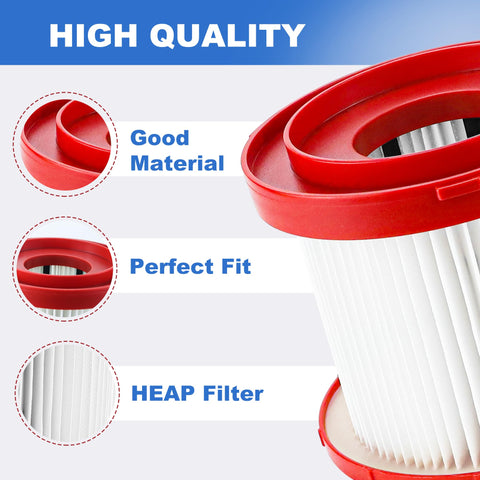 LUXRILIX Milwaukee 0960-21 replacement filter for steady suction.