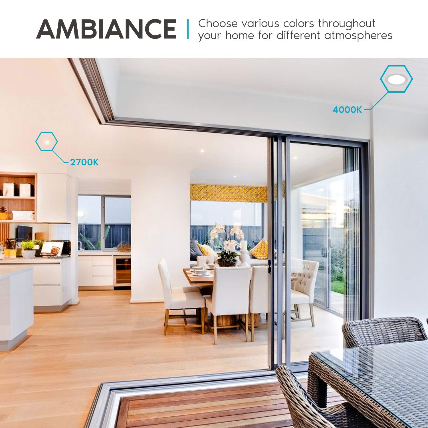 LUXRITE CRI 90 wet-rated downlight supports accurate color in damp spaces