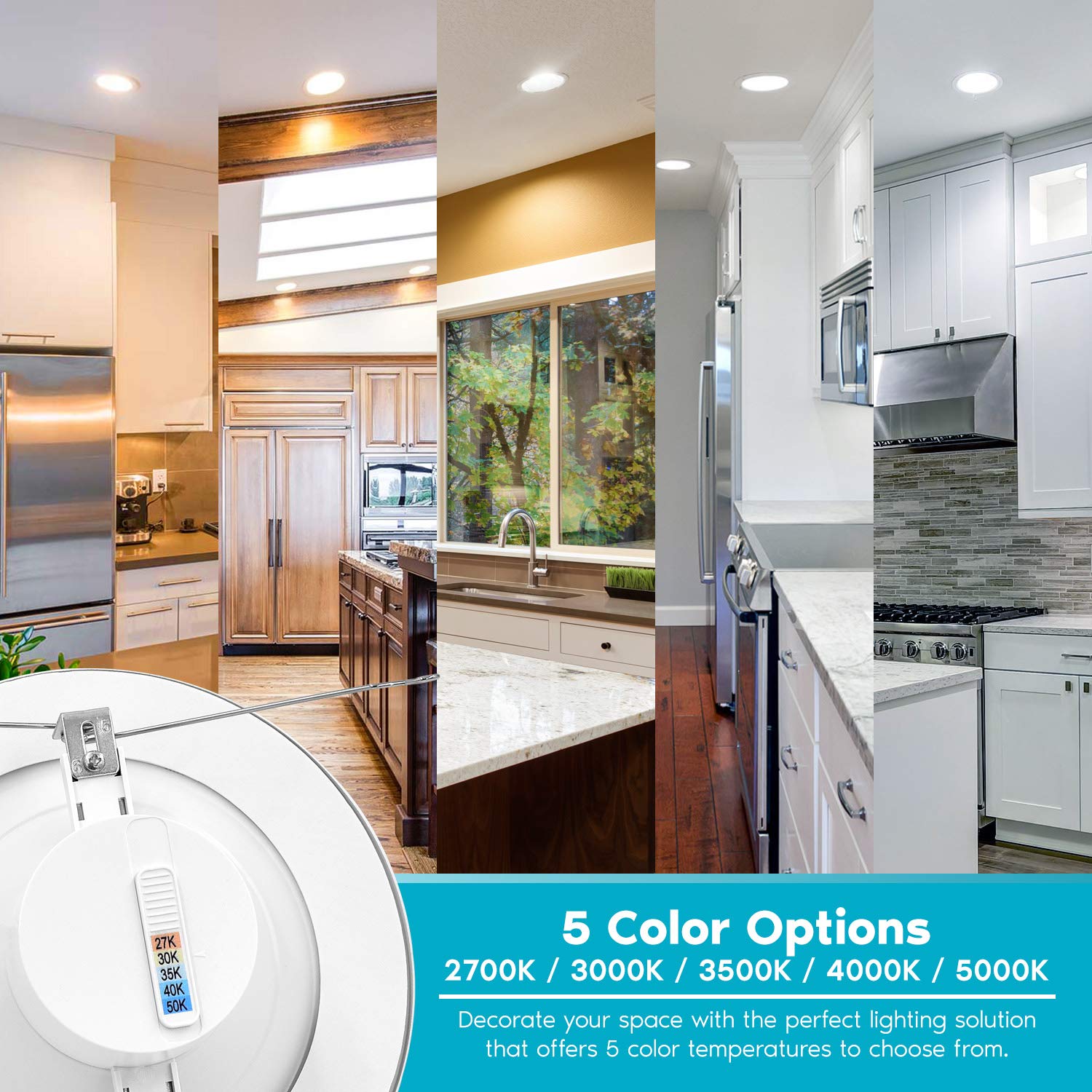 LUXRITE dimmable downlight lets you adjust brightness smoothly