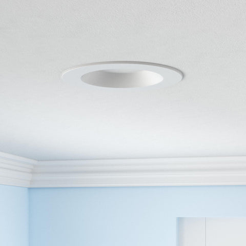 LUXRITE downlight with E26 base enables quick, easy installation