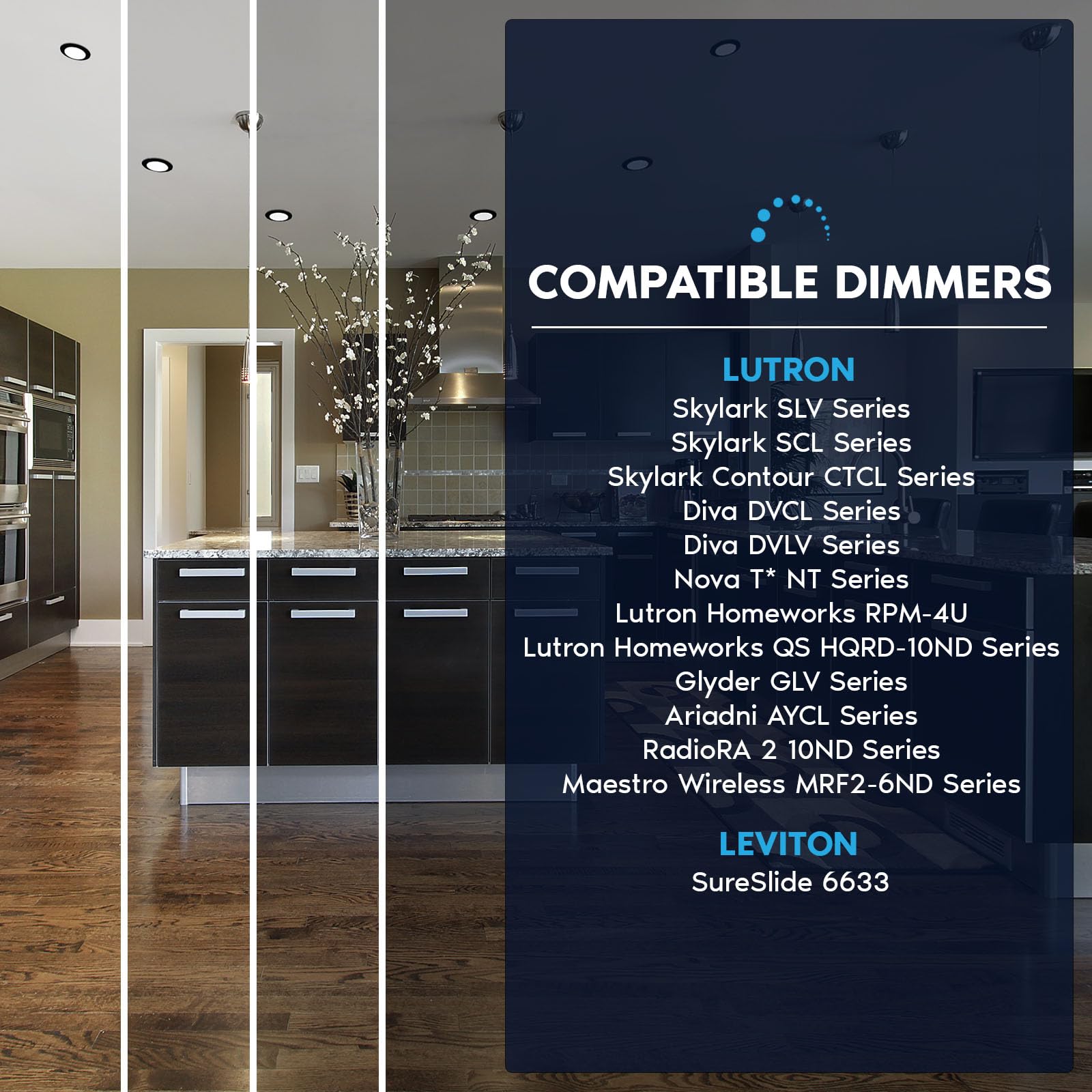 LUXRITE 6-inch LED disk light easy-install for quick ceiling upgrades.