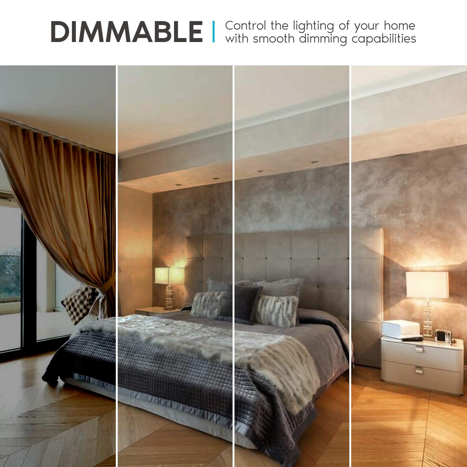 LUXRITE Energy Star certified A19 bulb for efficient home lighting