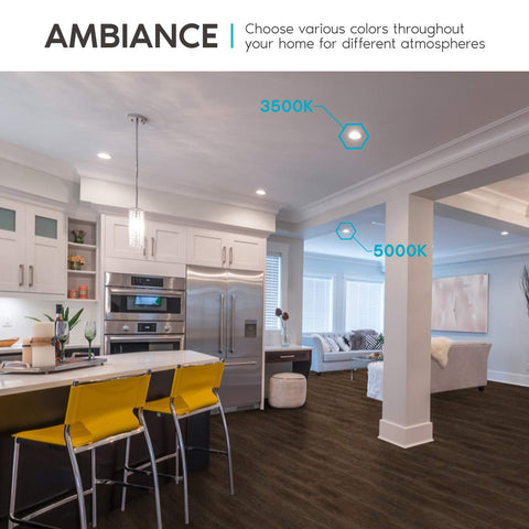 LUXRITE dimmable downlight offering smooth brightness