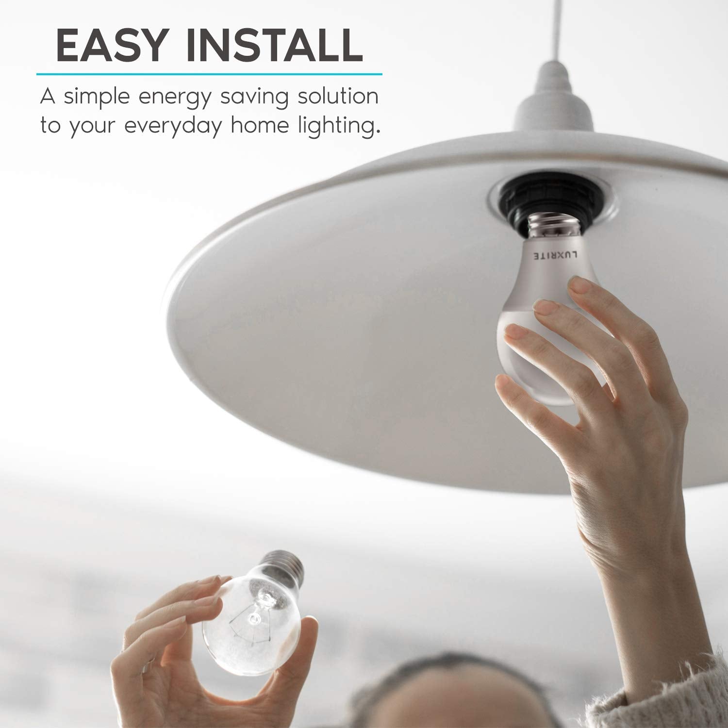 LUXRITE Energy Star LED bulb reduces energy use without sacrificing brightness.