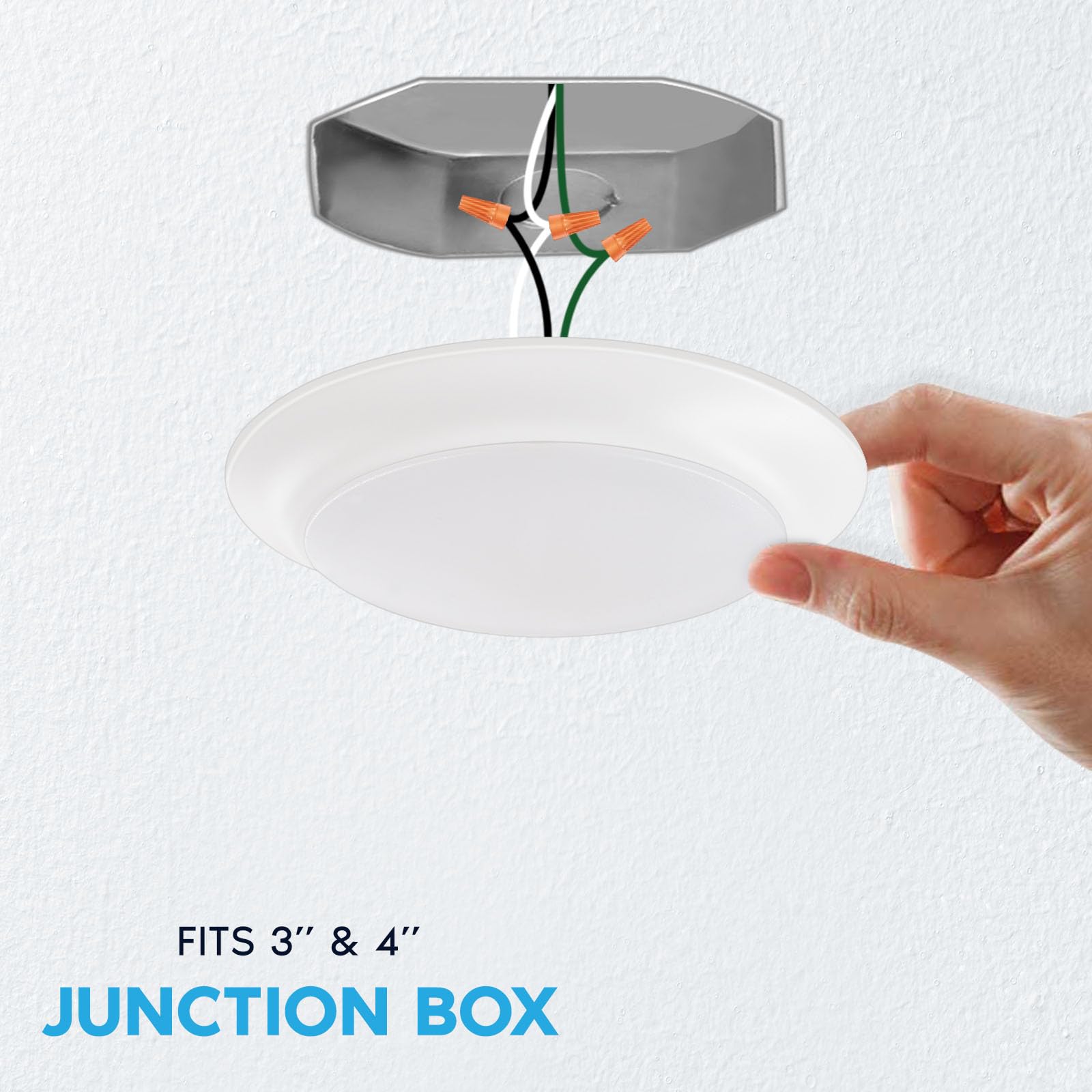 Luxrite disk light slim profile fitting low ceilings and modern spaces