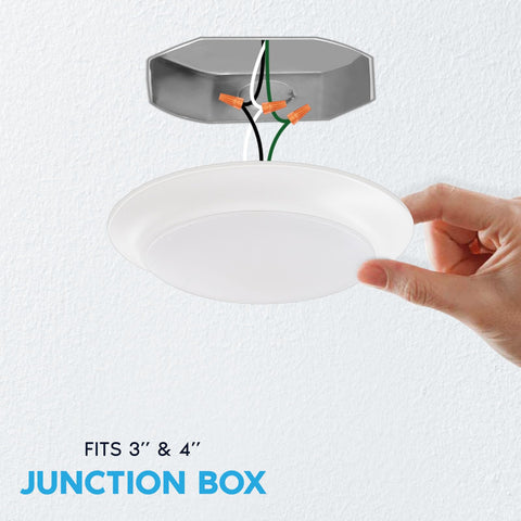 Luxrite disk light slim profile fitting low ceilings and modern spaces