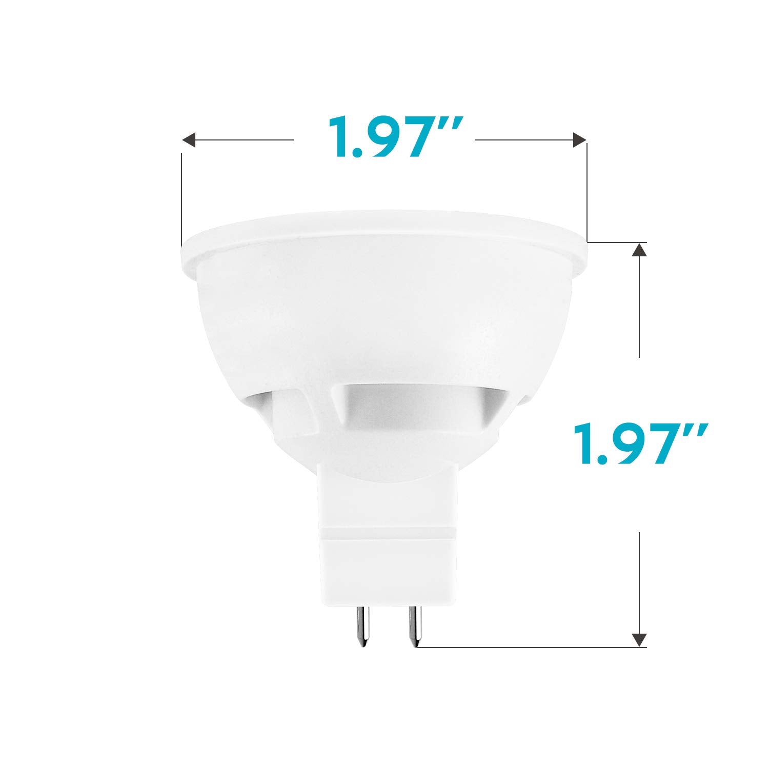 Luxrite MR16 LED bulb in track lighting provides focused task lighting.