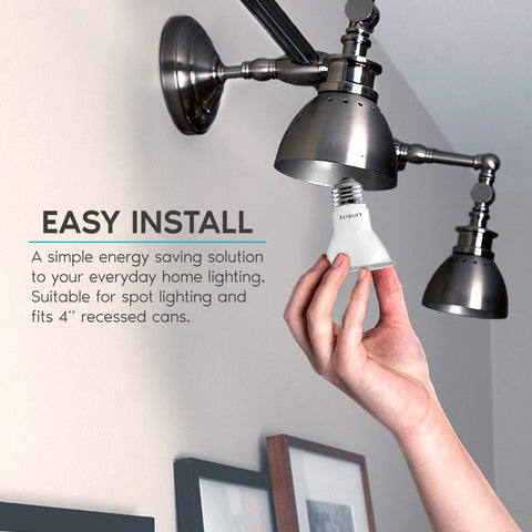 LUXRITE PAR20 LED bulb soft white 3000K for warm rooms