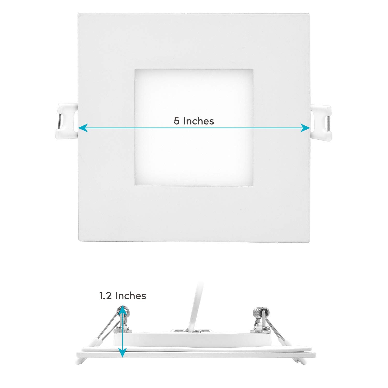LUXRITE wet-rated recessed light suitable for bathrooms and outdoors