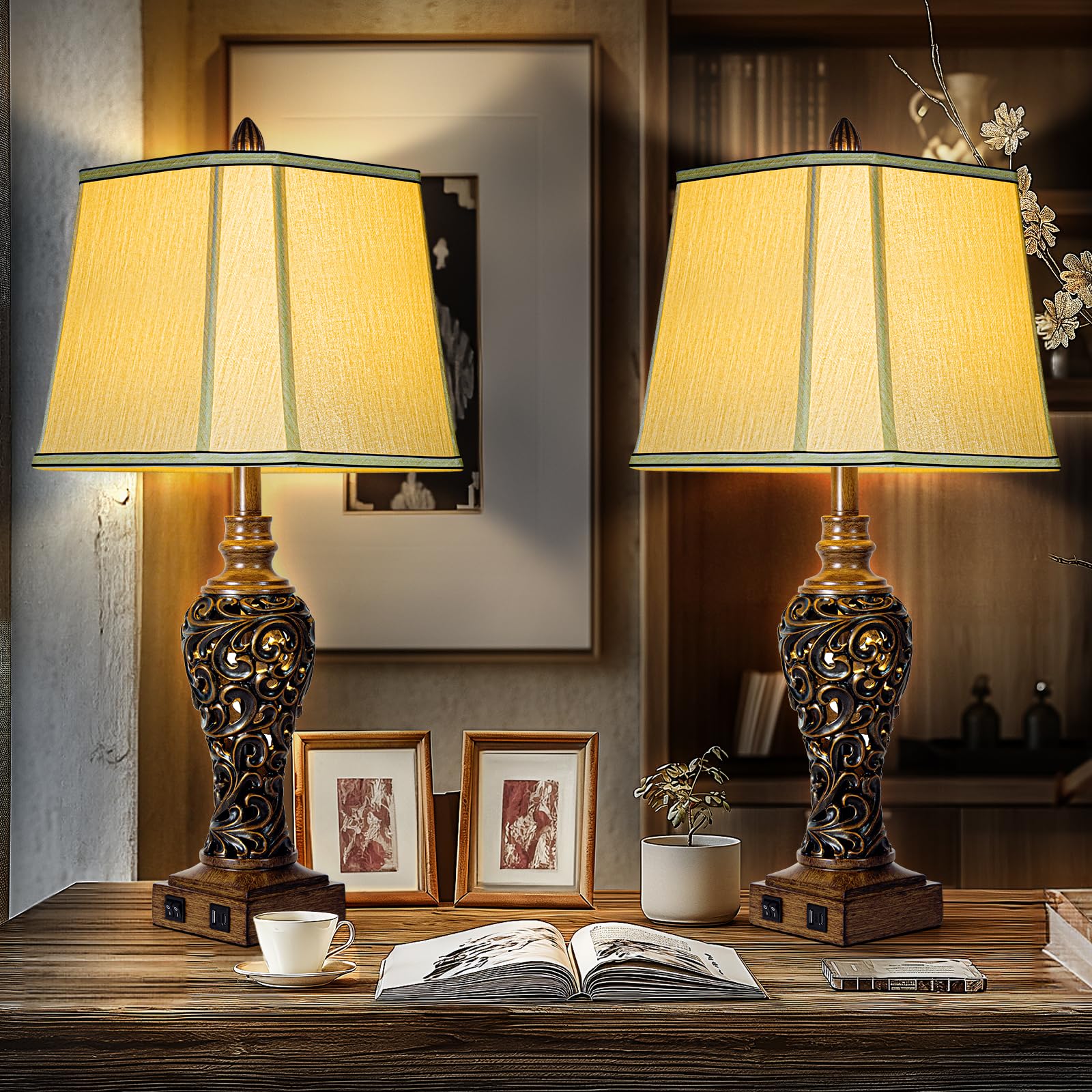 LuxSight nightlight glow provides gentle late-night illumination for hallways.