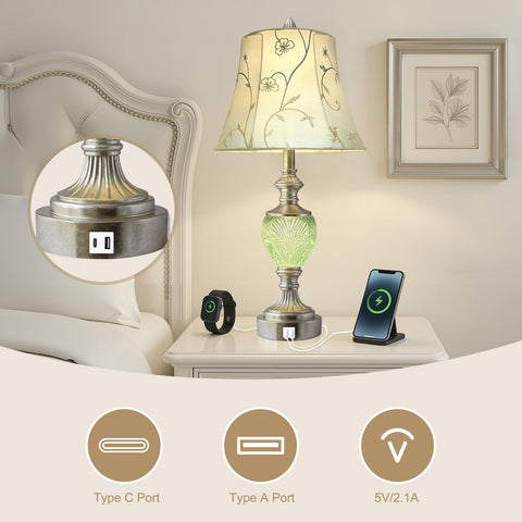 LuxSight Nightlight leaf shade provides a gentle glow for peaceful evenings
