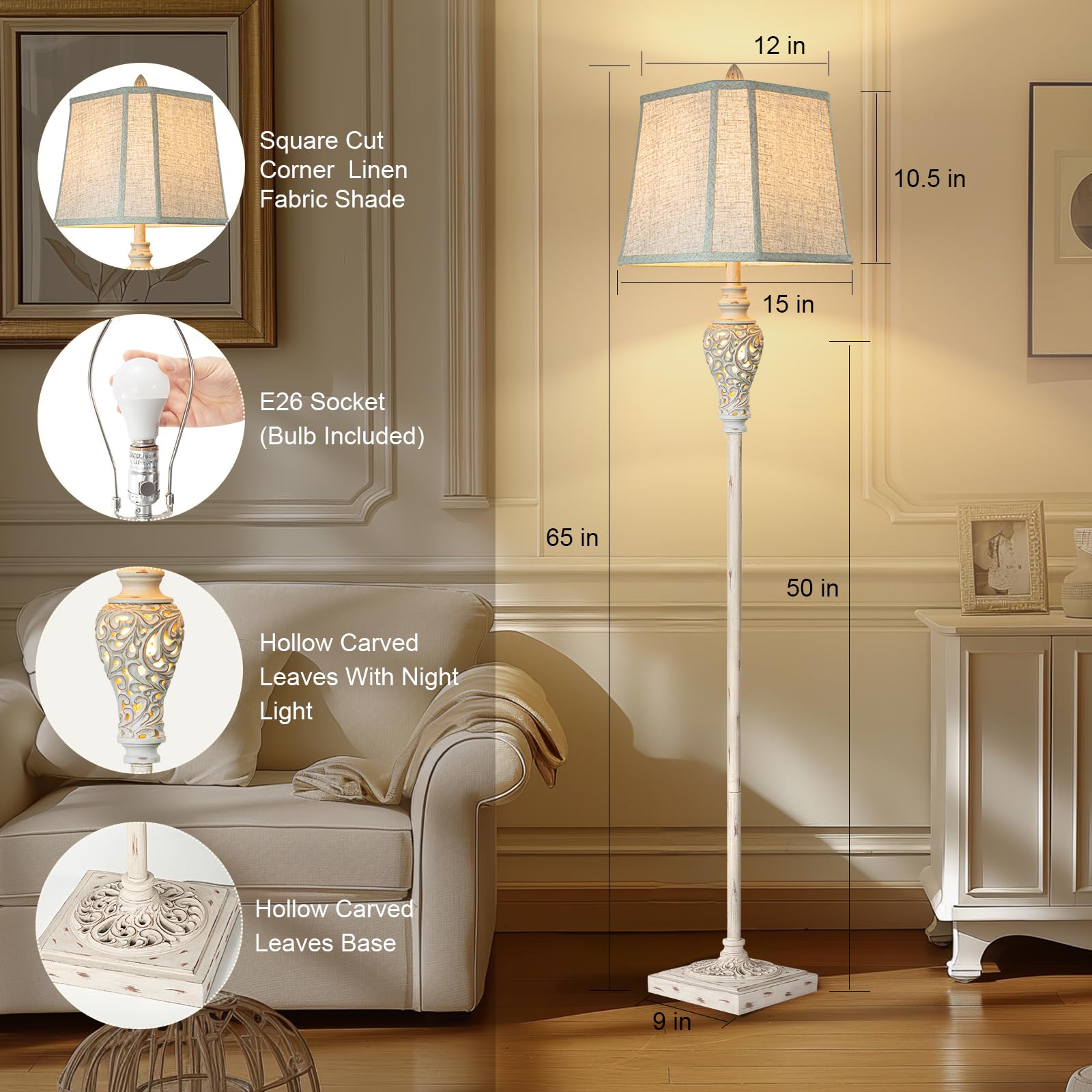 LuxSight nightlight emits a gentle glow for nighttime navigation