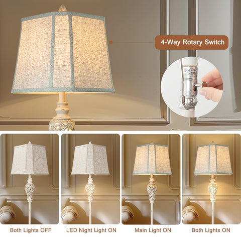 LuxSight linen cut-corner shade provides soft ambient lighting