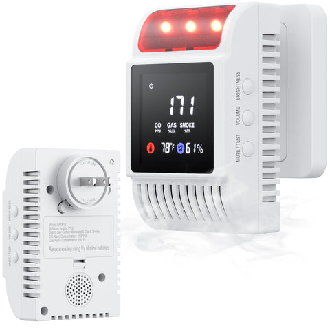 Luxy Sonic 6-in-1 detector front view with clear display for quick readings.