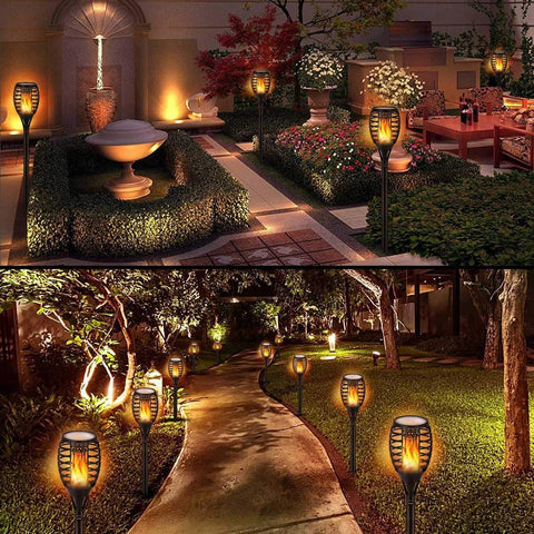 LUYE yard decoration torch lighting pack for complete outdoor ambience