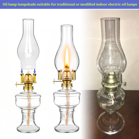 LVACODV oil lamp chimney classic hurricane-design suits traditional interiors