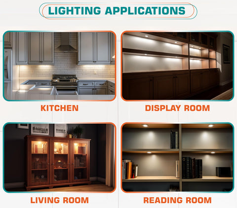 Lvyinyin versatile lighting kit suitable for kitchen, closet, and shelves