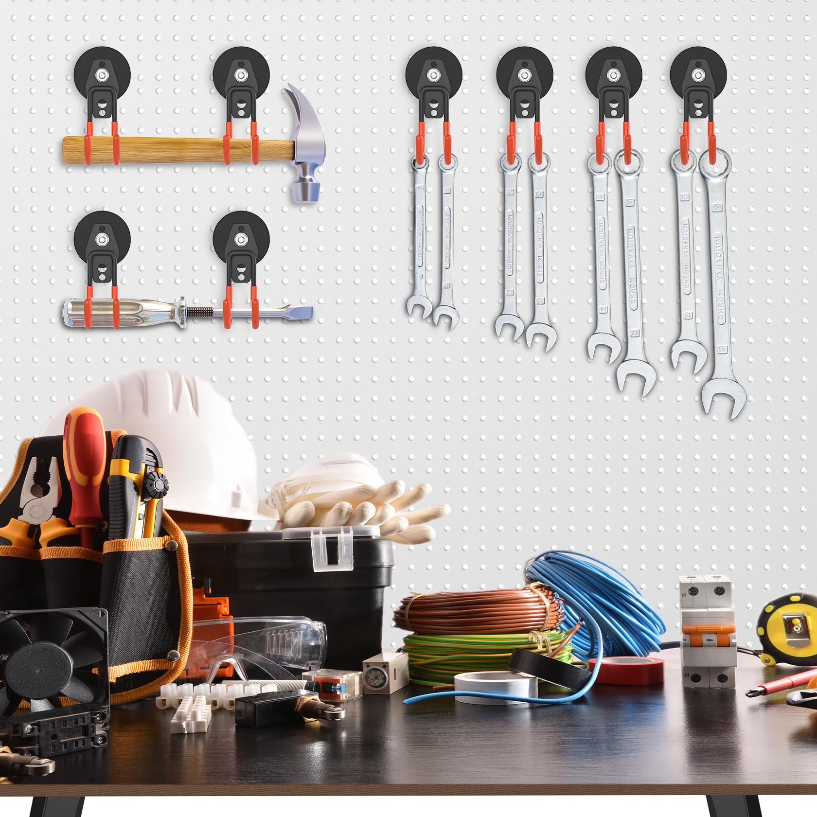 Lvoess pegboard-friendly design helps maximize vertical tool storage