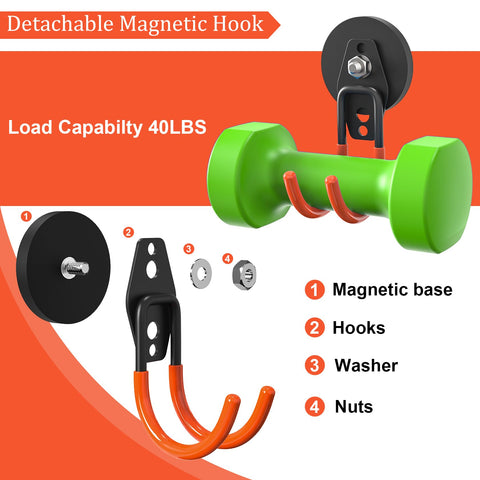 Lvoess sturdy magnetic base supports heavy items on metal surfaces
