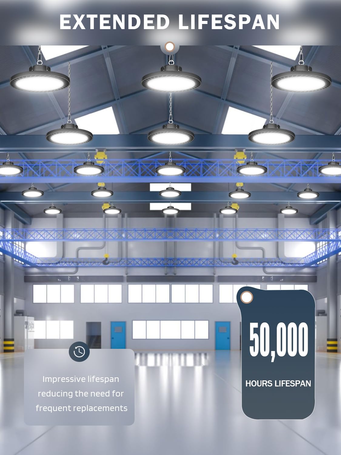 lvsdak wide light distribution covers large spaces evenly.