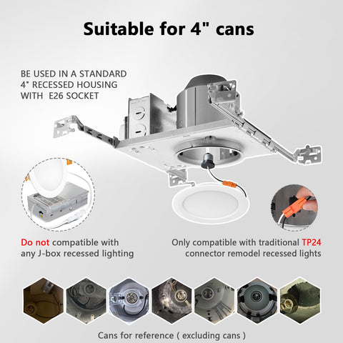 LVWIT IC-rated housing safe for insulated ceilings