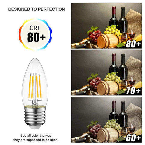 LVWIT B11 pack of 6 bulbs offers practical lighting value.