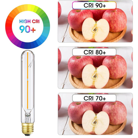 LVYE 4-pack warm white LED tubes ideal for chandeliers and wall sconces
