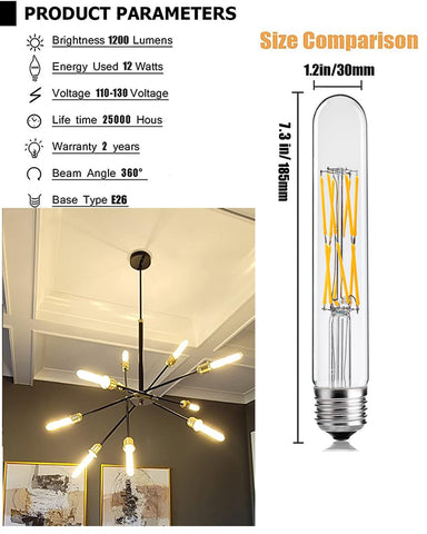 LVYE dimmable LED bulb 3000K with smooth brightness transitions