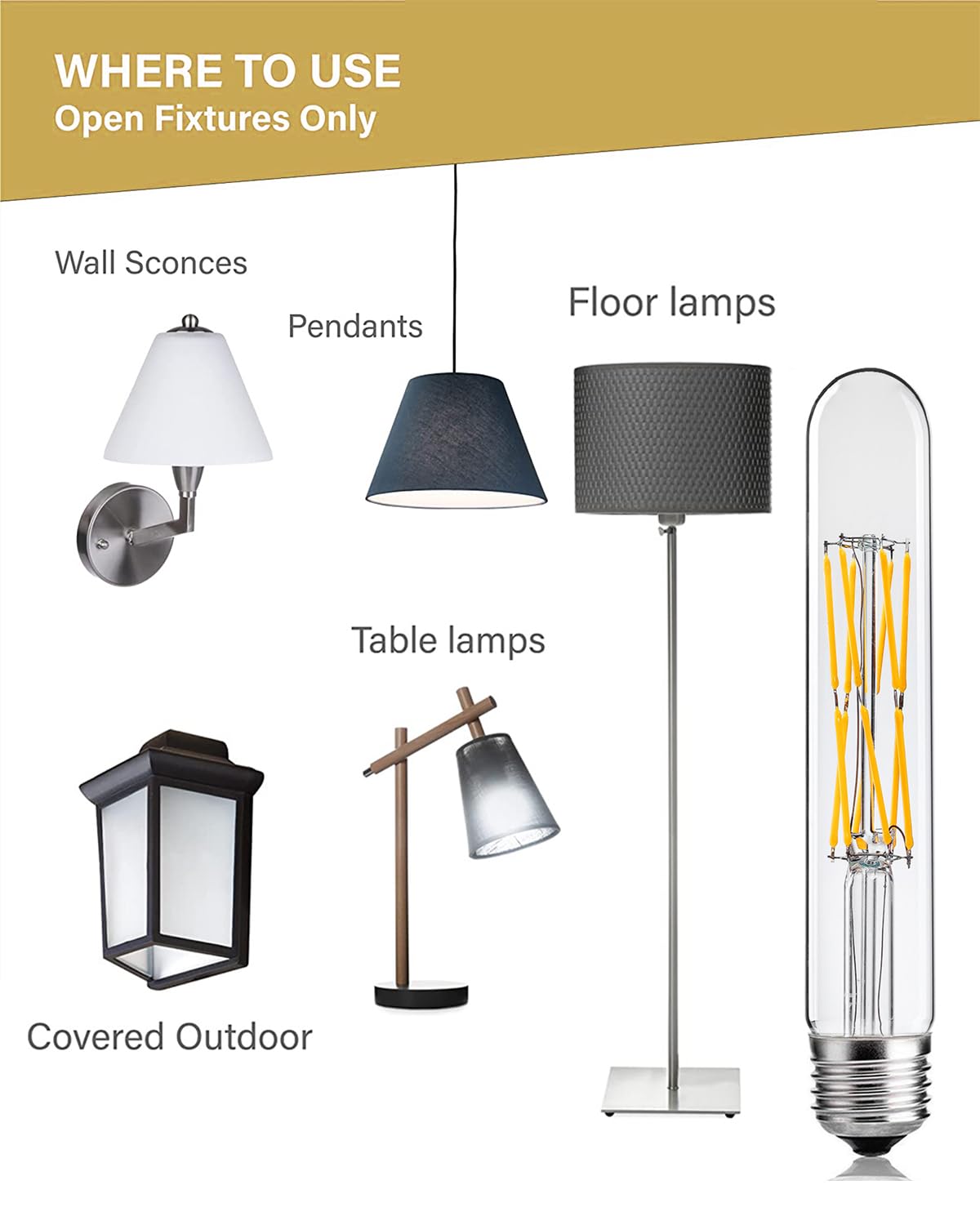 LVYE E26 base LED bulb 1200 lumens instantly lights living areas