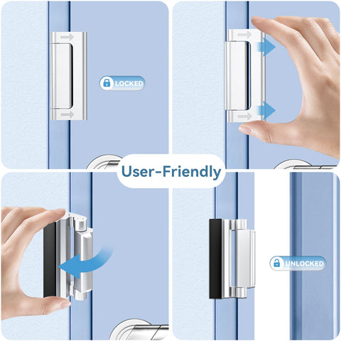 Lvyesea interior mechanism demonstrates child safety features and easy one-handed operation