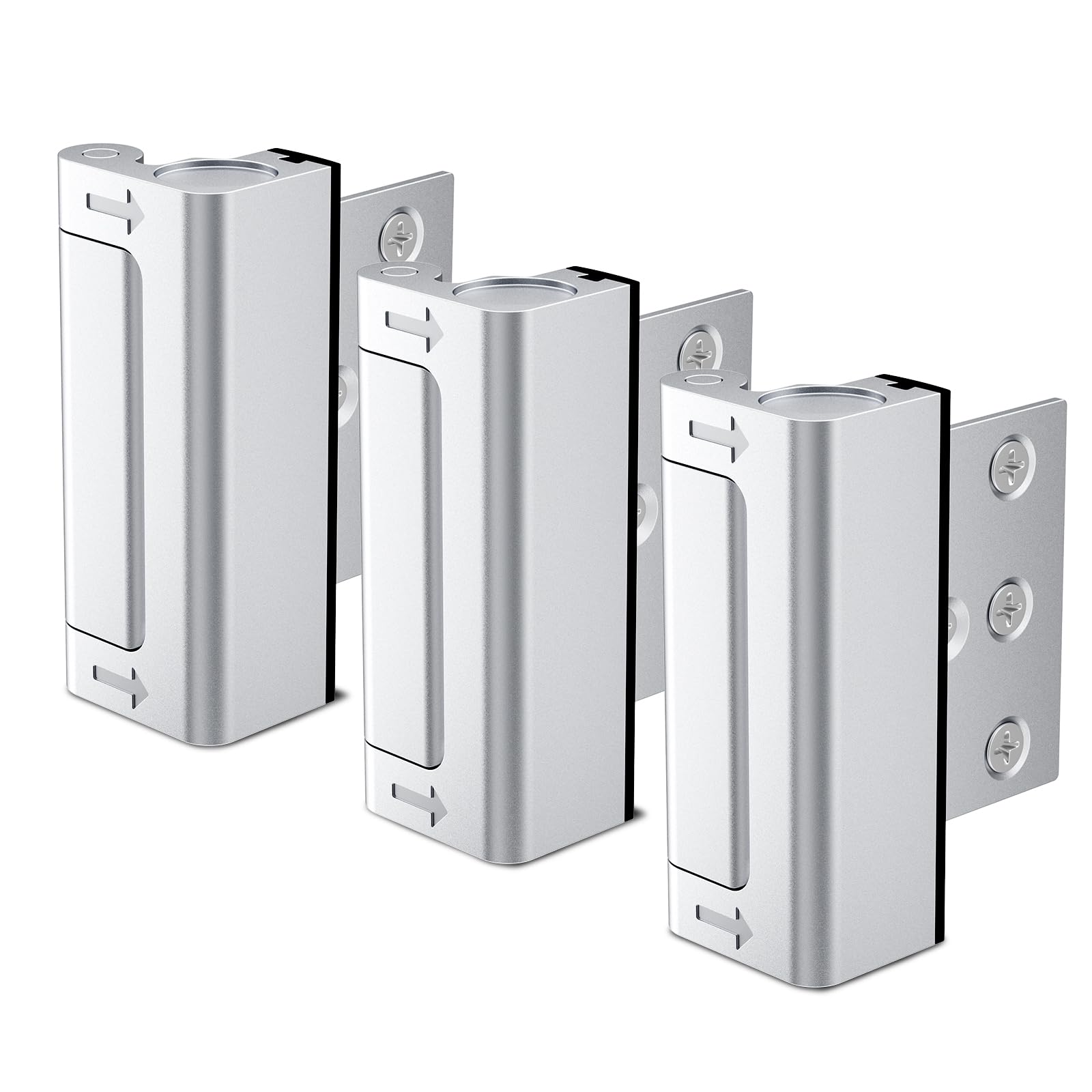 Lvyesea 3pc door reinforcement lock kit ready for installation to boost security