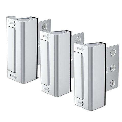 Lvyesea 3pc door reinforcement lock kit ready for installation to boost security