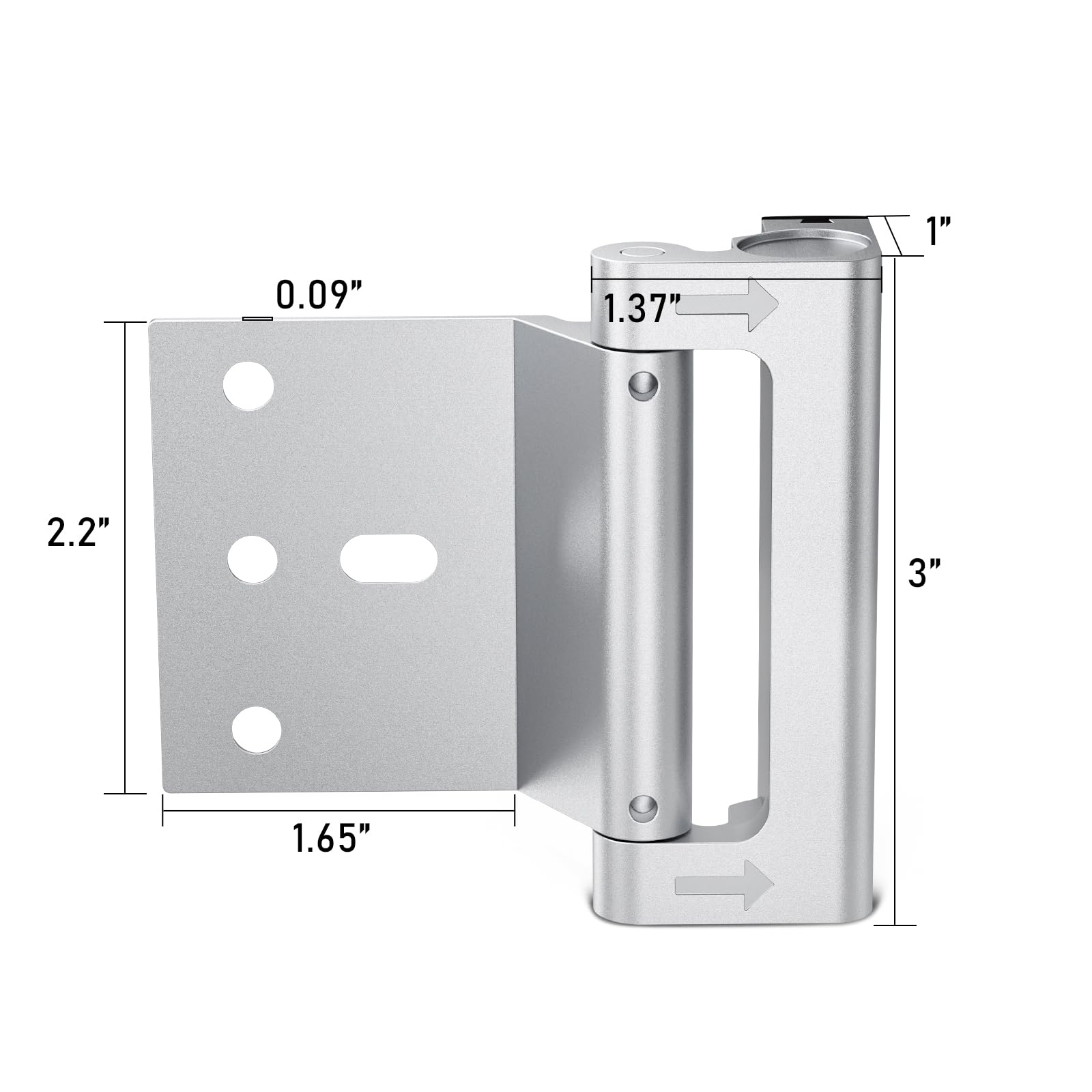 Lvyesea lock withstands up to 800lbs force, offering visible deterrence and protection