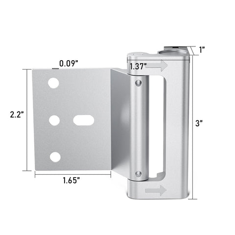 Lvyesea lock withstands up to 800lbs force, offering visible deterrence and protection