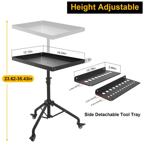 LWADALN detachable trays side-by-side for flexible tool organization