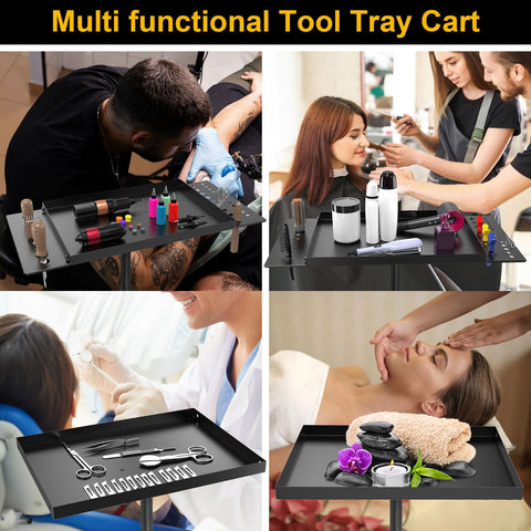 LWADALN hair salon or tattoo workstation cart for versatile storage