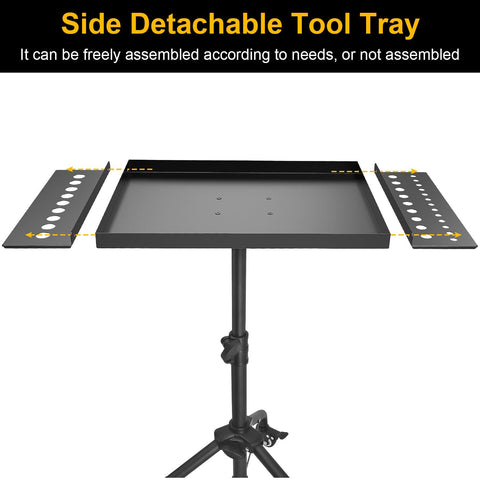 LWADALN rolling tool tray cart braking system for stable positioning
