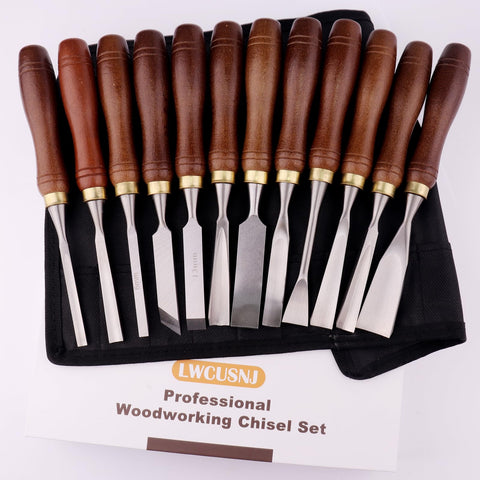 LWSUSNJ skew and flat chisels support precise edge work and fine adjustments