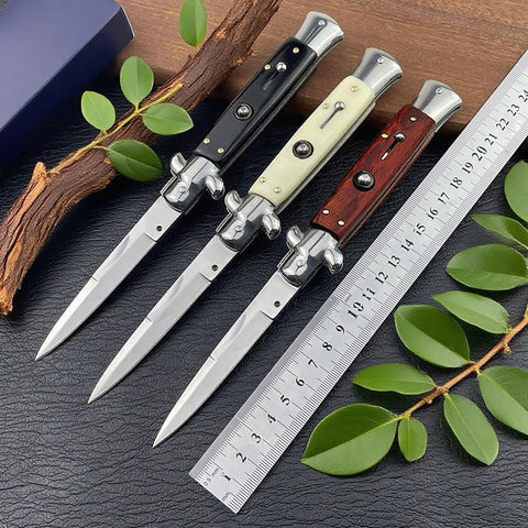 LWDZQ pocket knife with protective case for camping