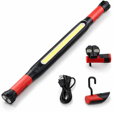 LWW 2026 magnetic-base work light in action for hands-free engine bay tasks.