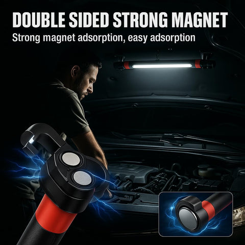LWW multi-mount design with hanging hook offers flexible placement.