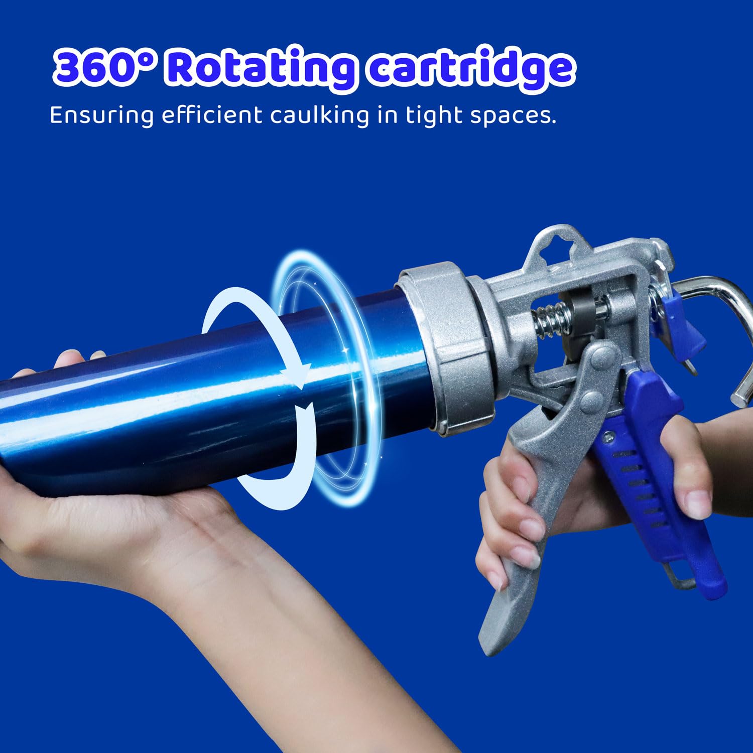 lwytdnmsd two-pack sausage caulking gun for home and pro use.