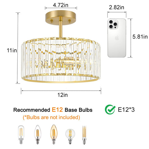 Lxybcce versatile fixture ideal for kitchen, hallway, dining room and closet lighting.